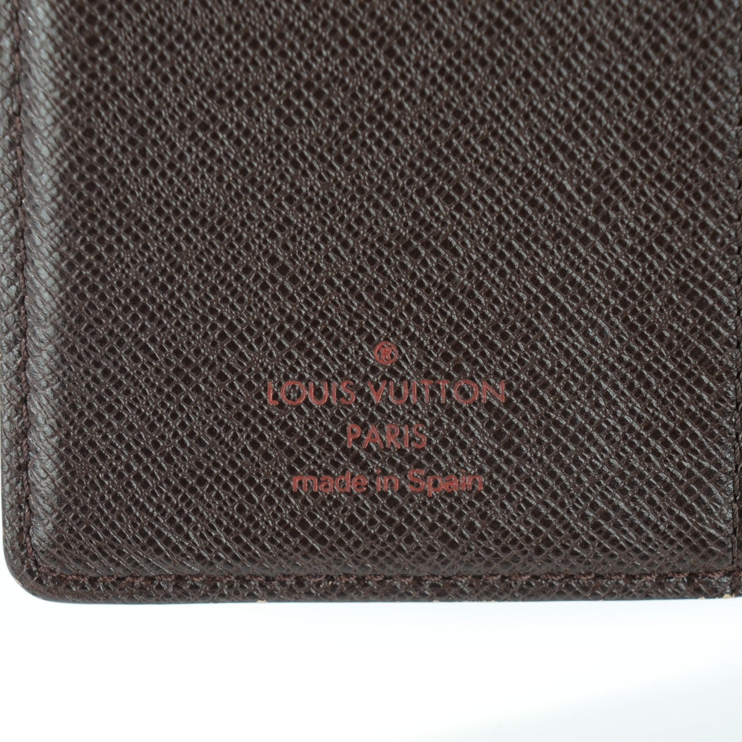 Damier Ebene Small Ring Agenda Cover