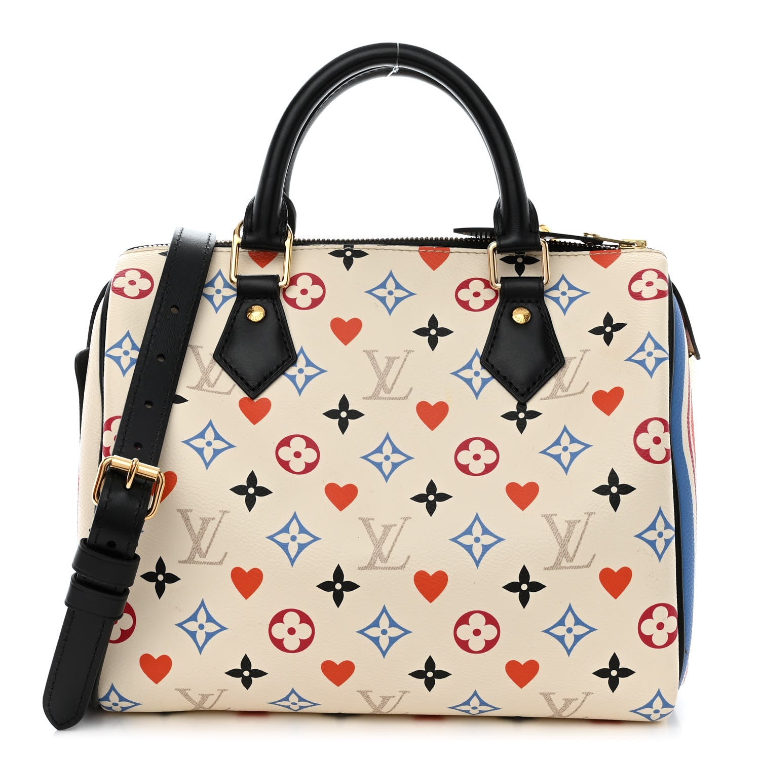 Louis Vuitton Game On Speedy Bandouliere 25 White 1 of 10