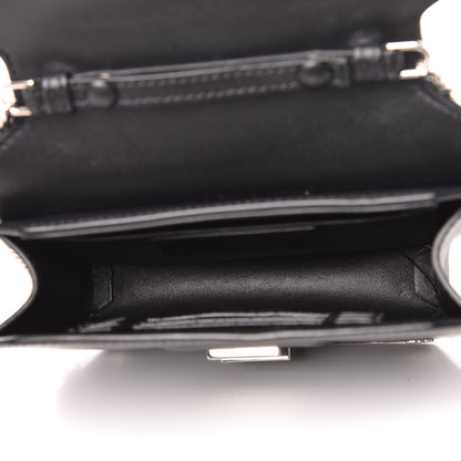 Givenchy Calfskin Cross Embellished Bow Cut Chain Bag Black 7 of 13