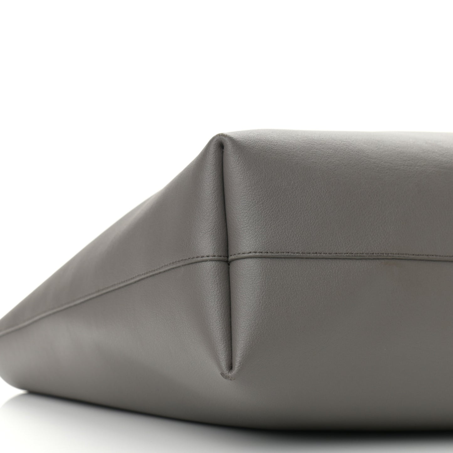 Calfskin Large Shopping Tote Fog