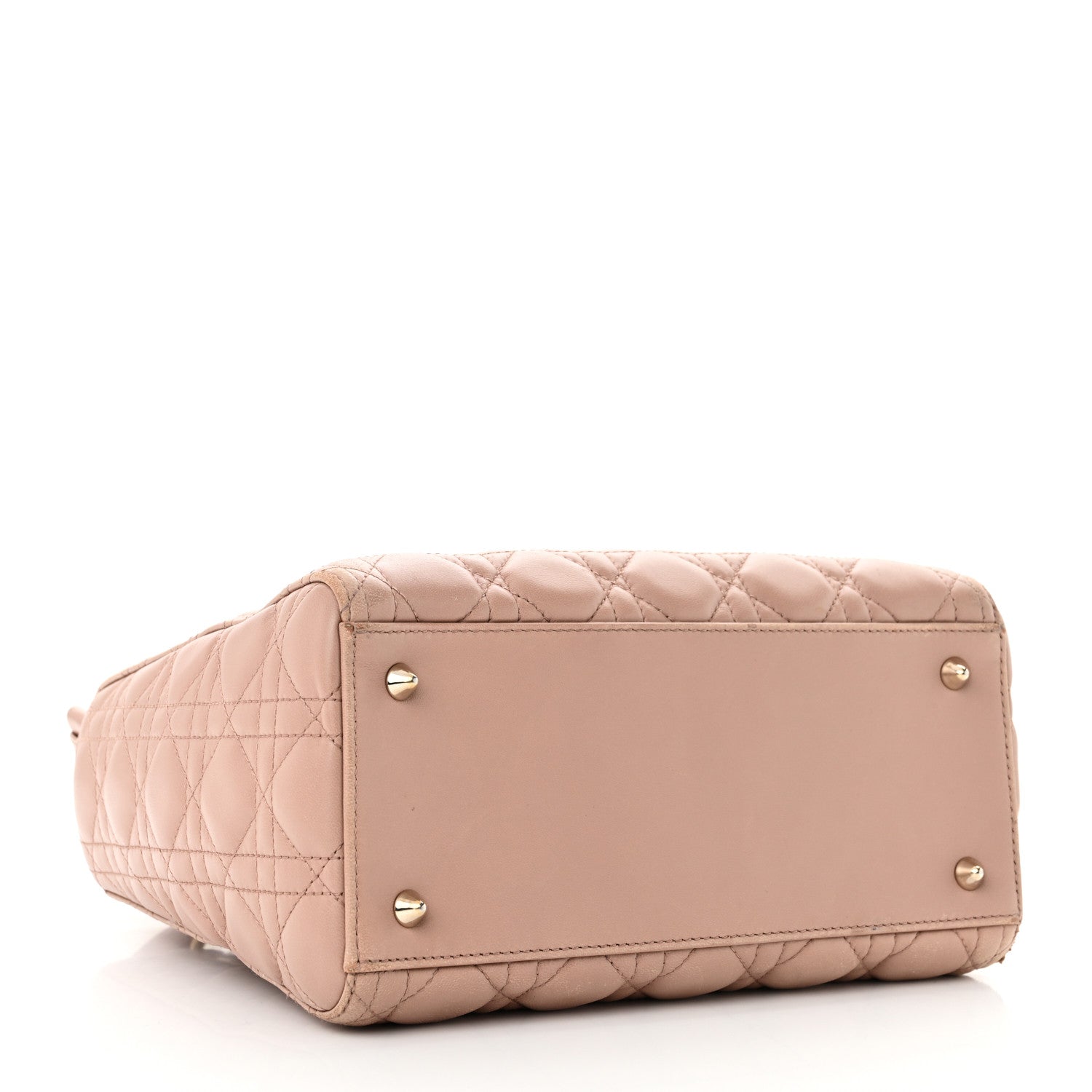 Christian Dior Lambskin Cannage Medium Lady Dior Light Pink 4 of 11