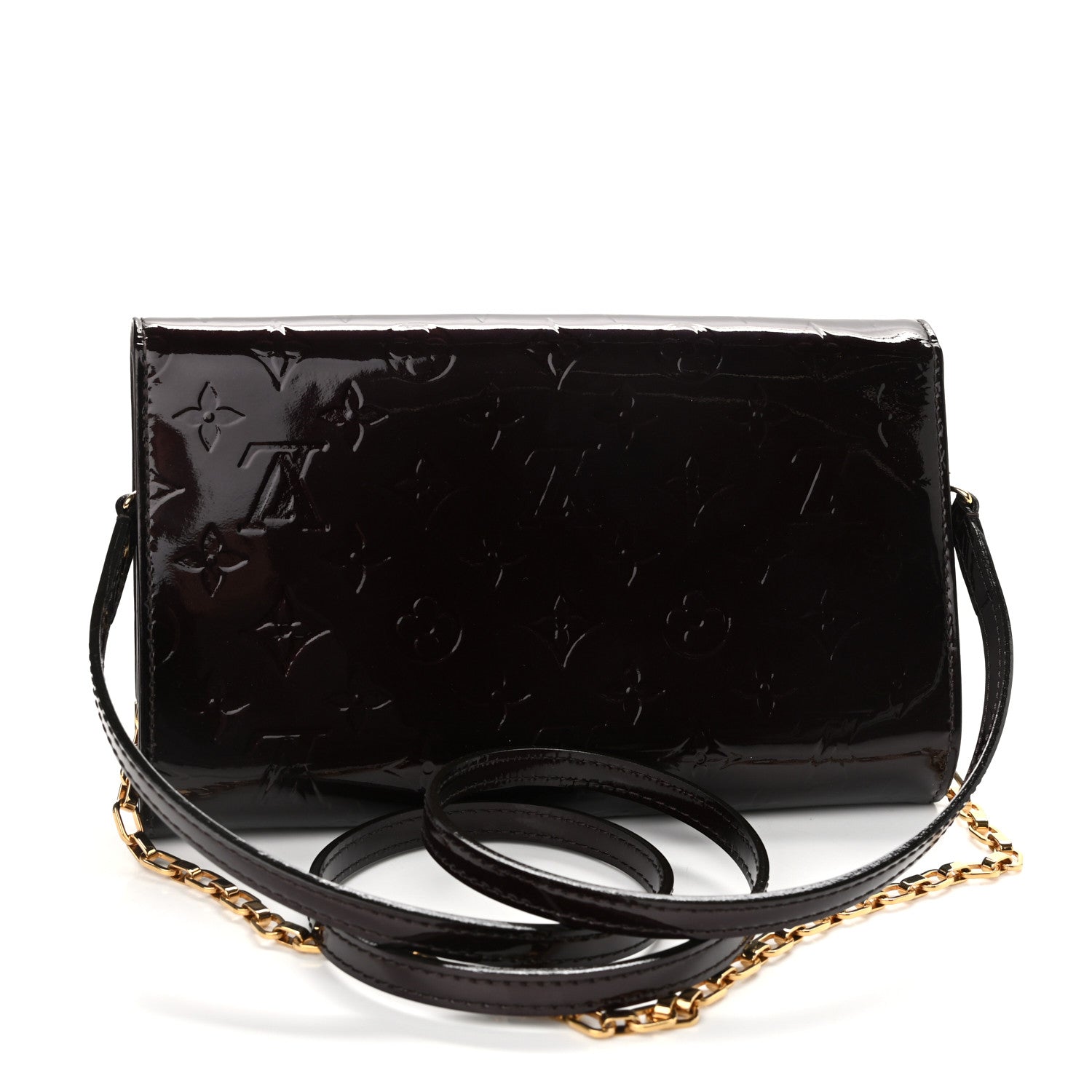 Louis Vuitton Vernis Ana Clutch Amarante 3 of 9