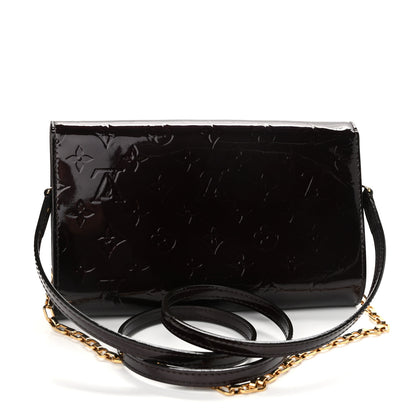 Louis Vuitton Vernis Ana Clutch Amarante 3 of 9
