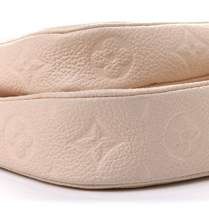 Louis Vuitton Empreinte Monogram Giant Multi Pochette Accessories Cream 8 of 10