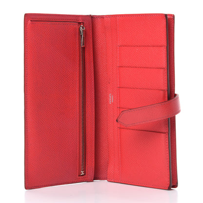 Hermes Epsom Bearn Gusset Wallet Bougainvillea 5 of 10