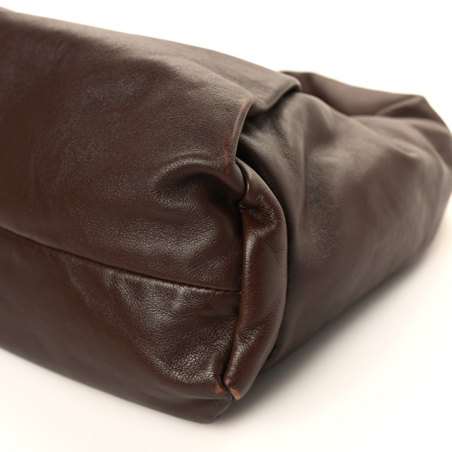 Bottega Veneta Smooth Butter Calfskin Small The Shoulder Pouch Brownie 10 of 11