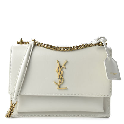 Saint Laurent Calfskin Medium Monogram Sunset Crema Soft 1 of 9