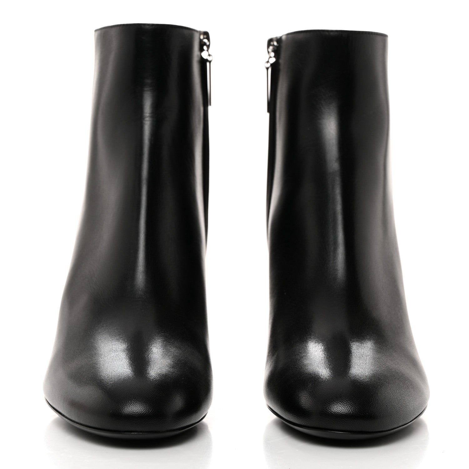Saint Laurent Nappa Vendome Loulou Ankle Zip Boots 39.5 Black 2 of 9