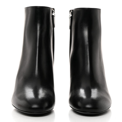 Saint Laurent Nappa Vendome Loulou Ankle Zip Boots 39.5 Black 2 of 9