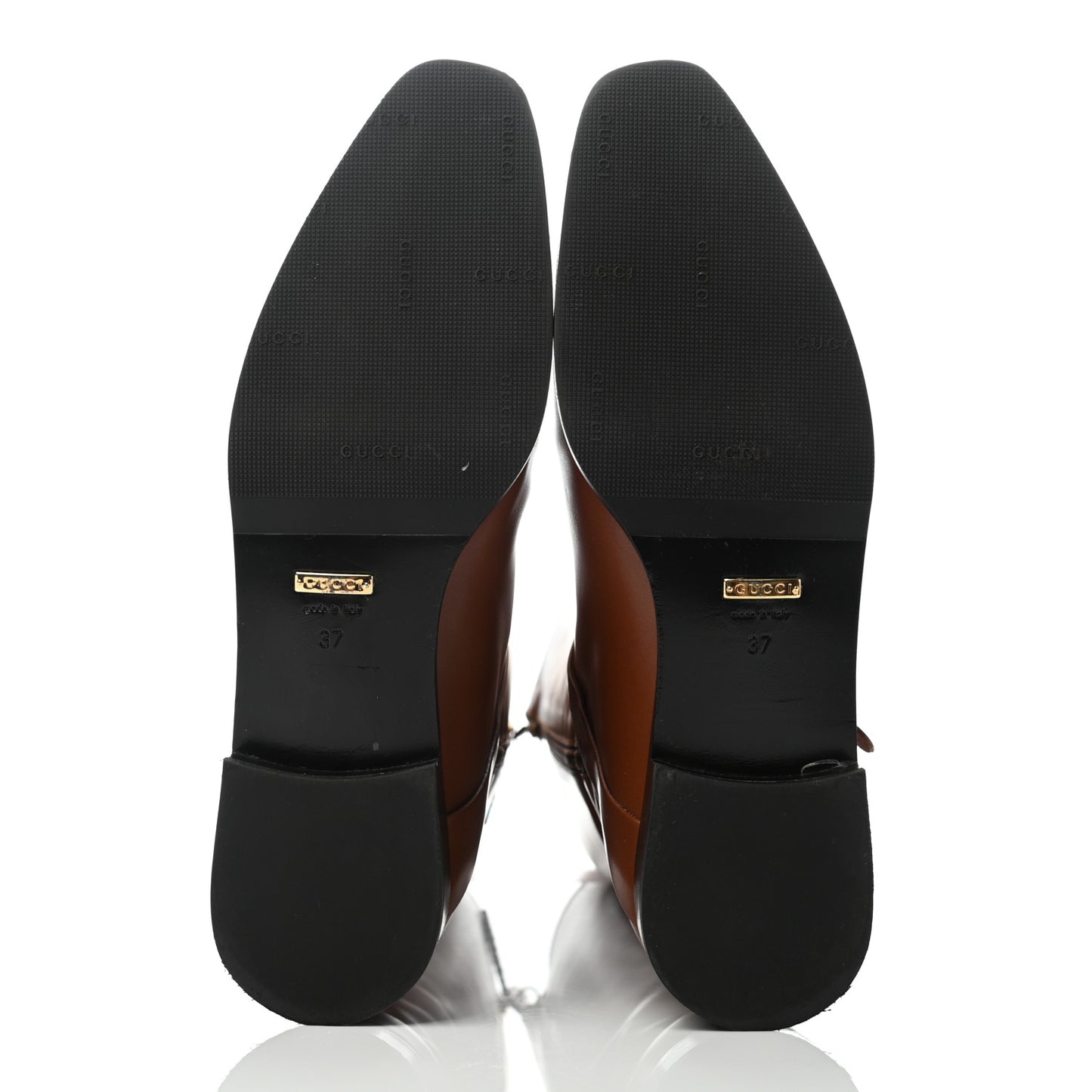 Calfskin Rosie Tall Riding Boots 37 Brown Papaya