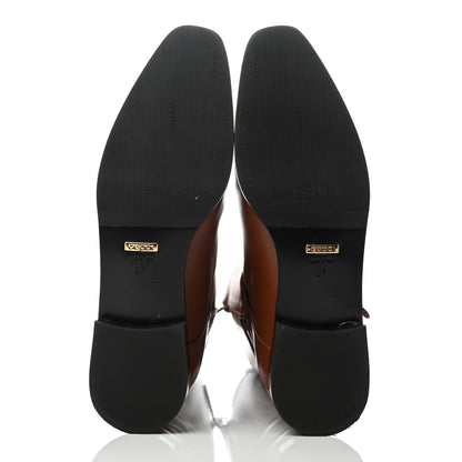 Gucci Calfskin Rosie Tall Riding Boots 37 Brown Papaya 5 of 7