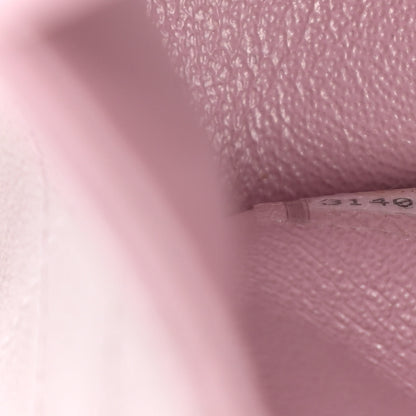 Chanel Iridescent Calfskin Quilted Medium Double Flap Light Pink 7 of 11