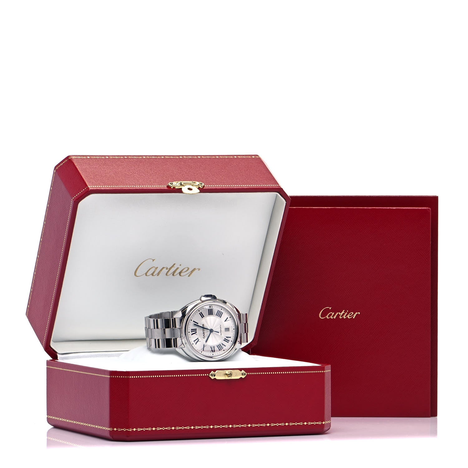 Cartier Stainless Steel 40mm Cle De Cartier Automatic Watch 5 of 5