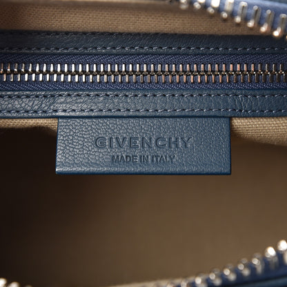 Givenchy Sugar Goatskin Mini Antigona Mineral Blue 7 of 9