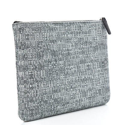 Chanel Canvas Small Deauville Pouch Charcoal 2 of 7
