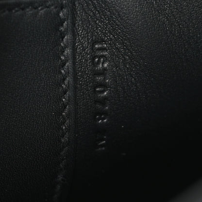 Hermes Swift Kelly Cut Clutch Pochette Black 7 of 10