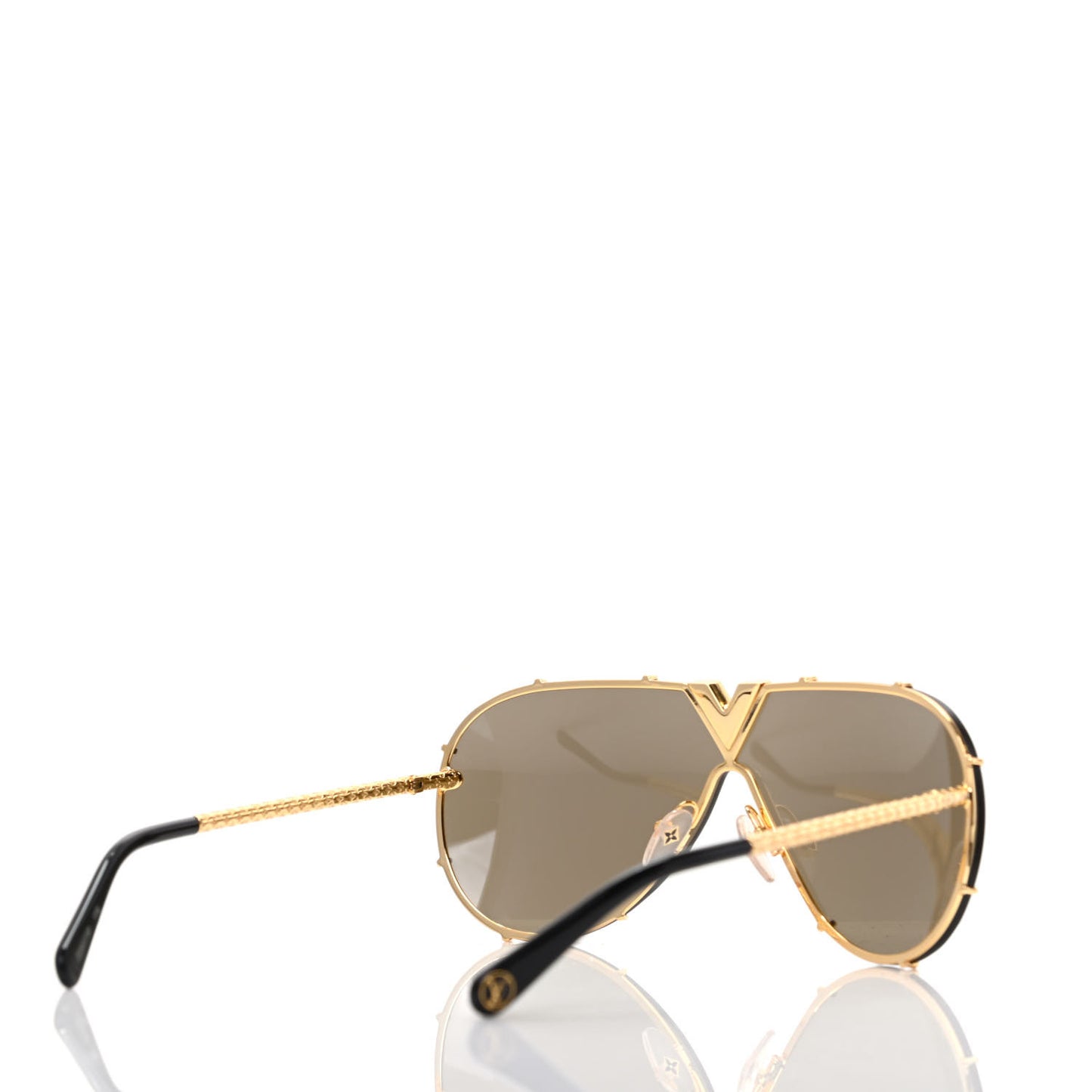 Metal LV Drive Sunglasses Z0897W Black Gold