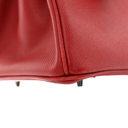 Hermes Epsom Birkin 25 Rouge Garance 16 of 17
