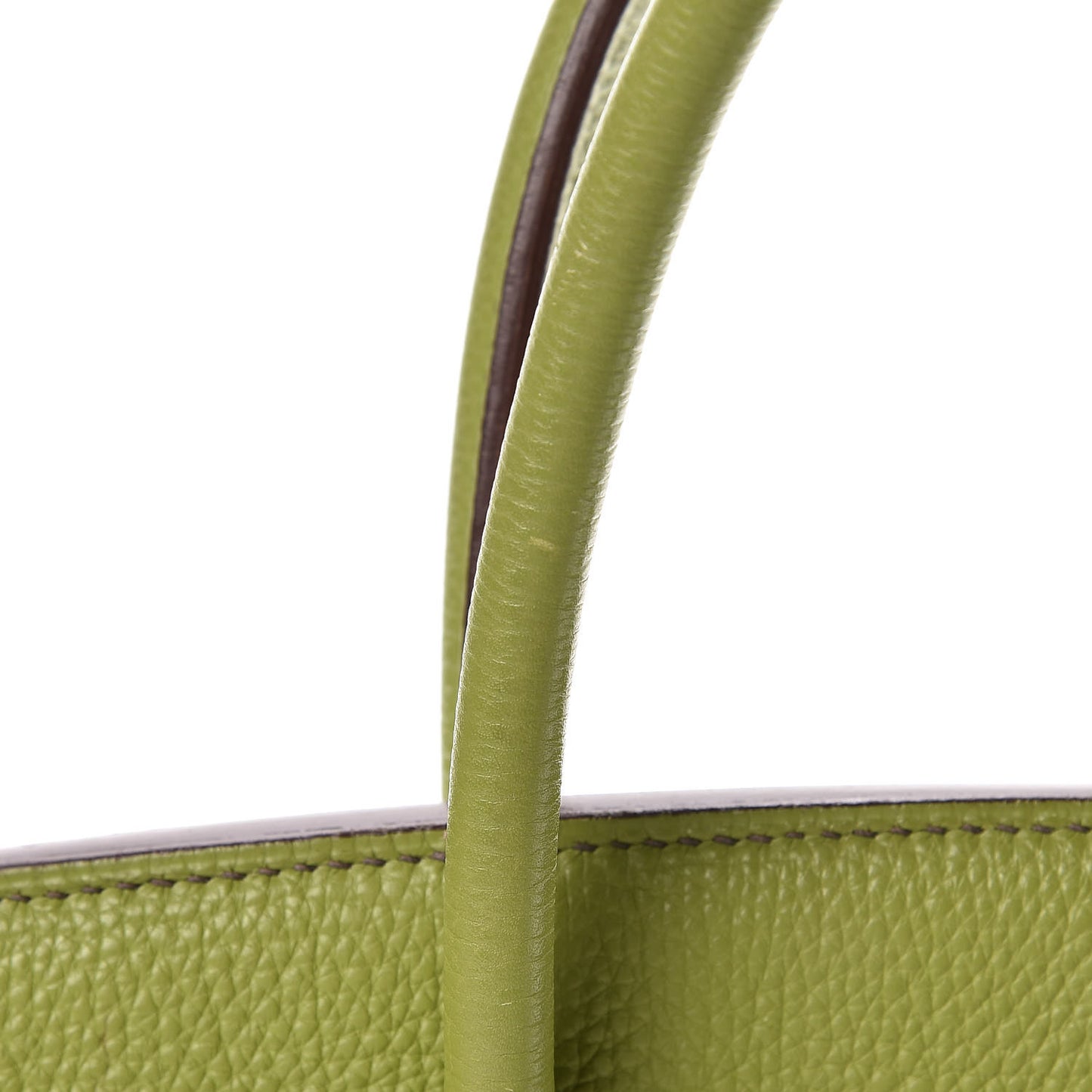 Togo Birkin 35 Vert Anis