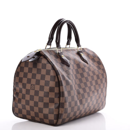 Louis Vuitton Damier Ebene Speedy 30 3 of 9