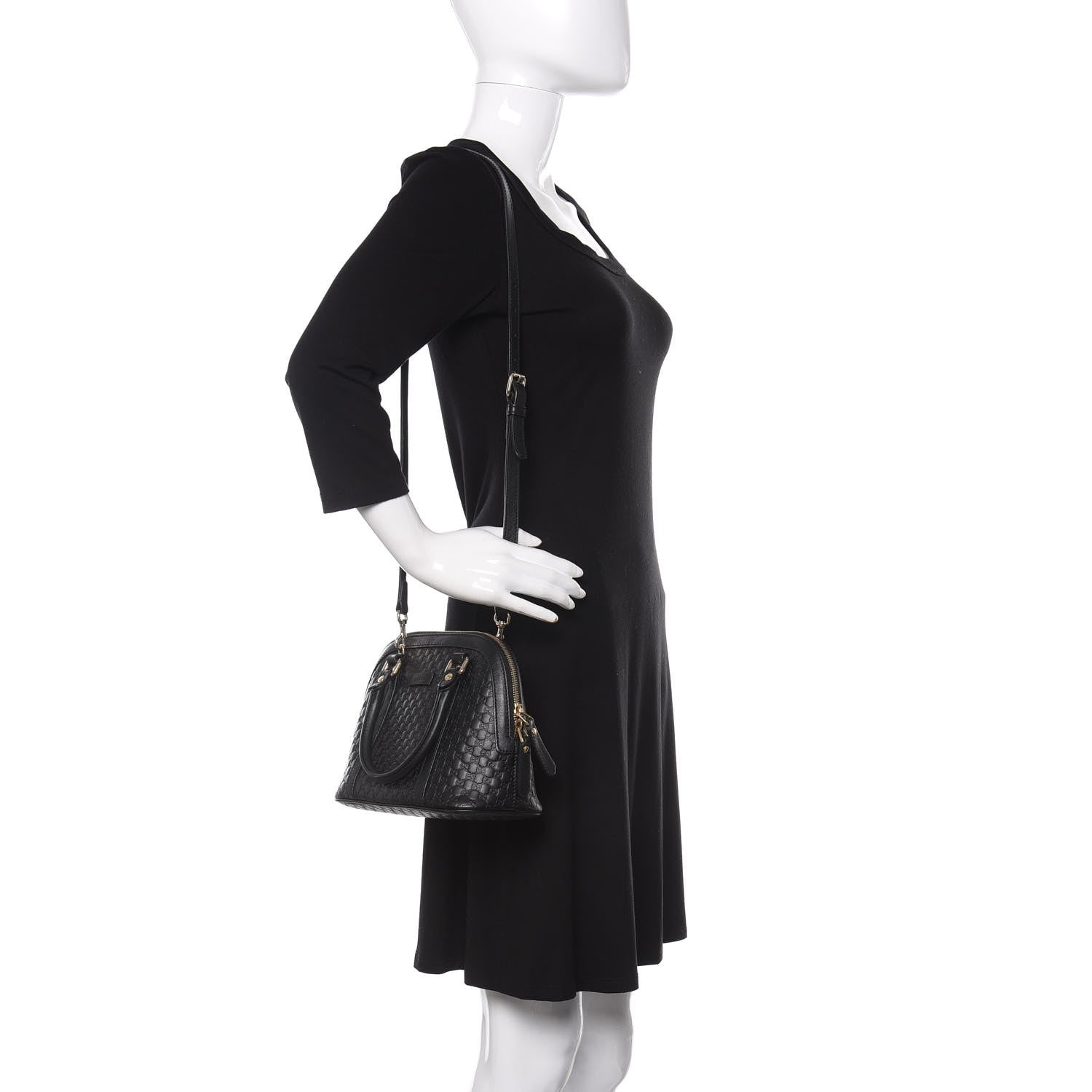 Gucci Microguccissima Mini Dome Bag Black 2 of 11