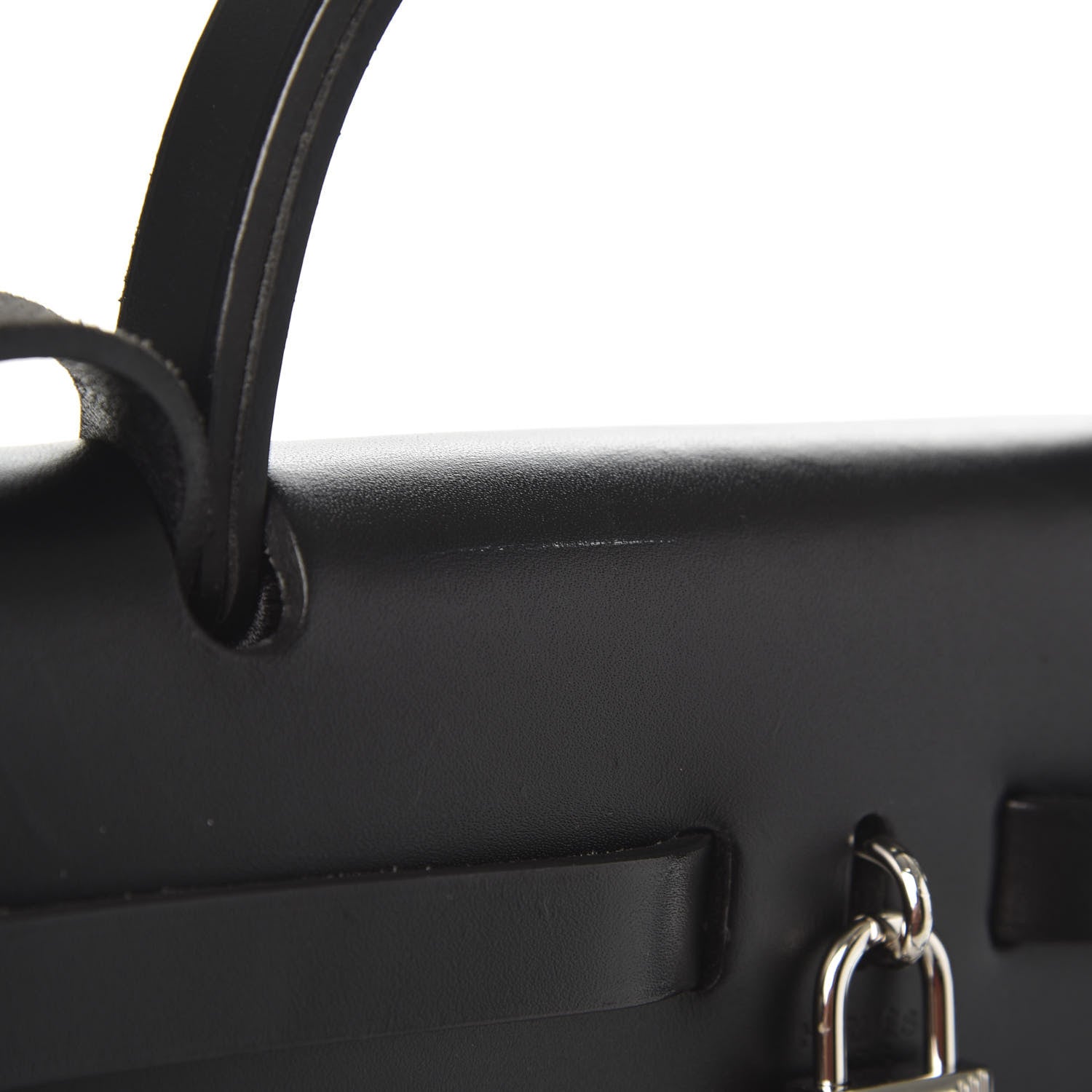 Hermes Toile H Berline Vache Hunter Herbag Zip PM 31 Black Ecru 8 of 12