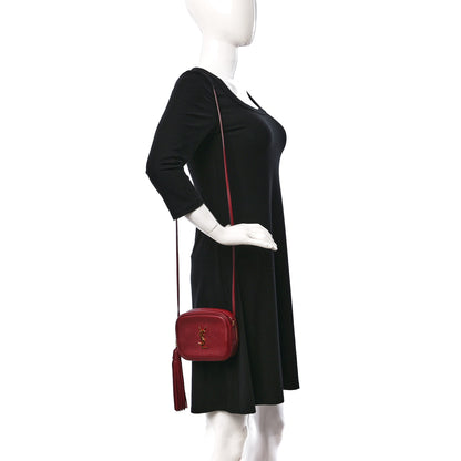 Saint Laurent Nappa Monogram Blogger Bag New Red 3 of 9