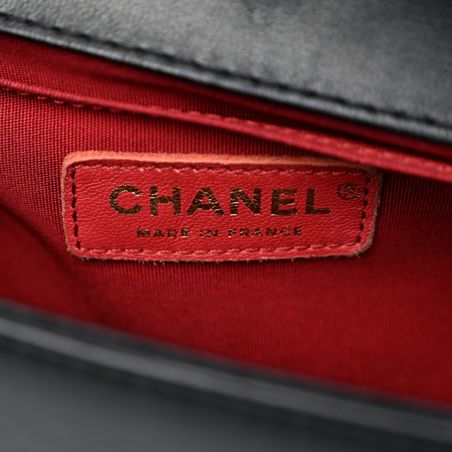 Chanel Lambskin Quilted Medium Boy Flap Dark Red Black 6 of 10