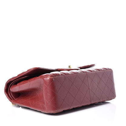 Chanel Lambskin Quilted Jumbo Double Flap Burgundy 3 of 16