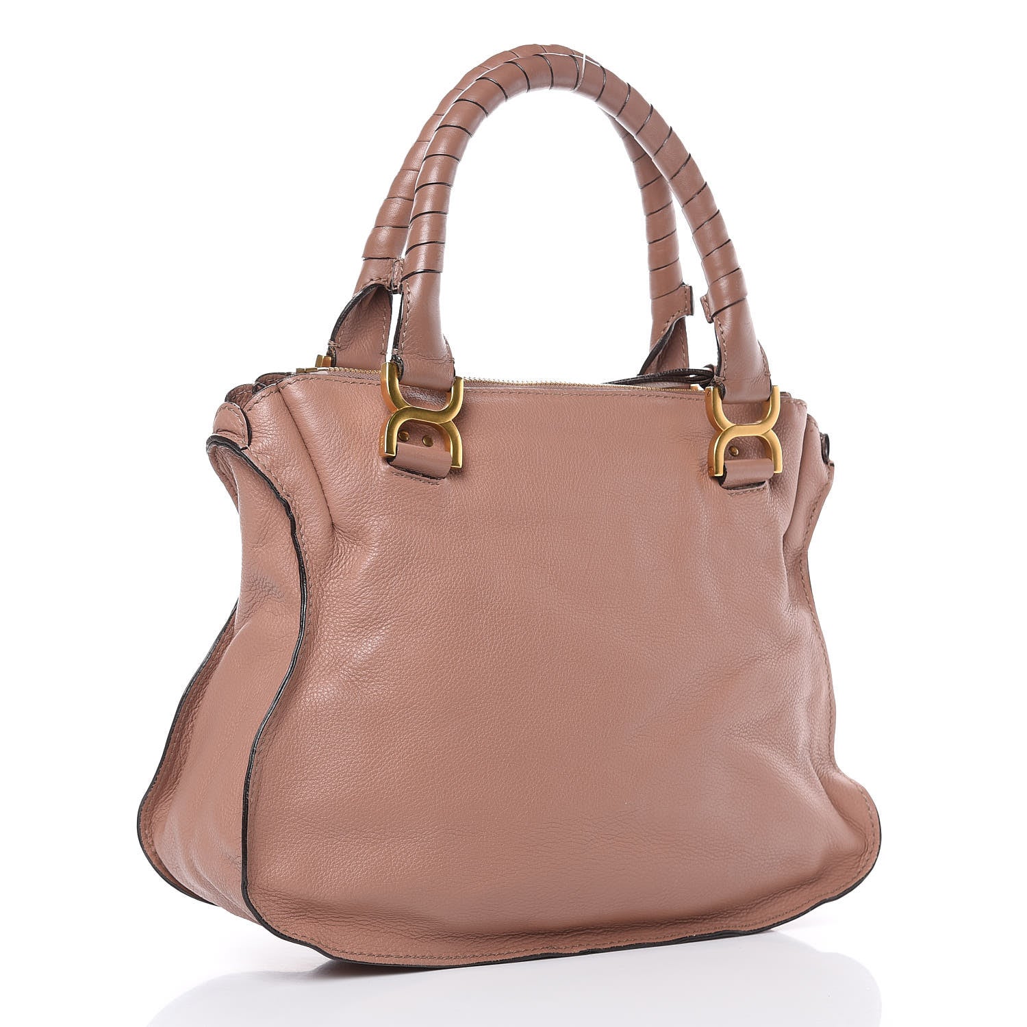 Chloe Calfskin Medium Marcie Satchel Nude 3 of 10