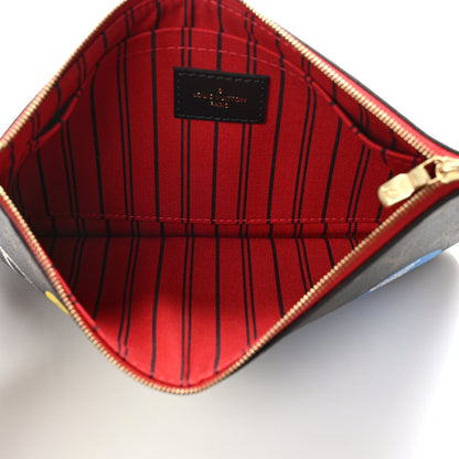 Louis Vuitton Monogram World Tour Neverfull MM GM Pochette 5 of 8