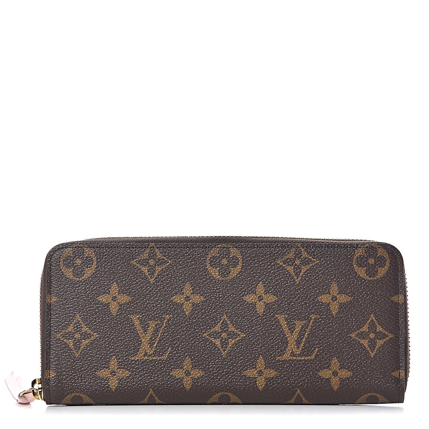 Monogram Clemence Wallet Rose Ballerine