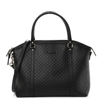 Gucci Soft Microguccissima Dome Satchel Black 1 of 10