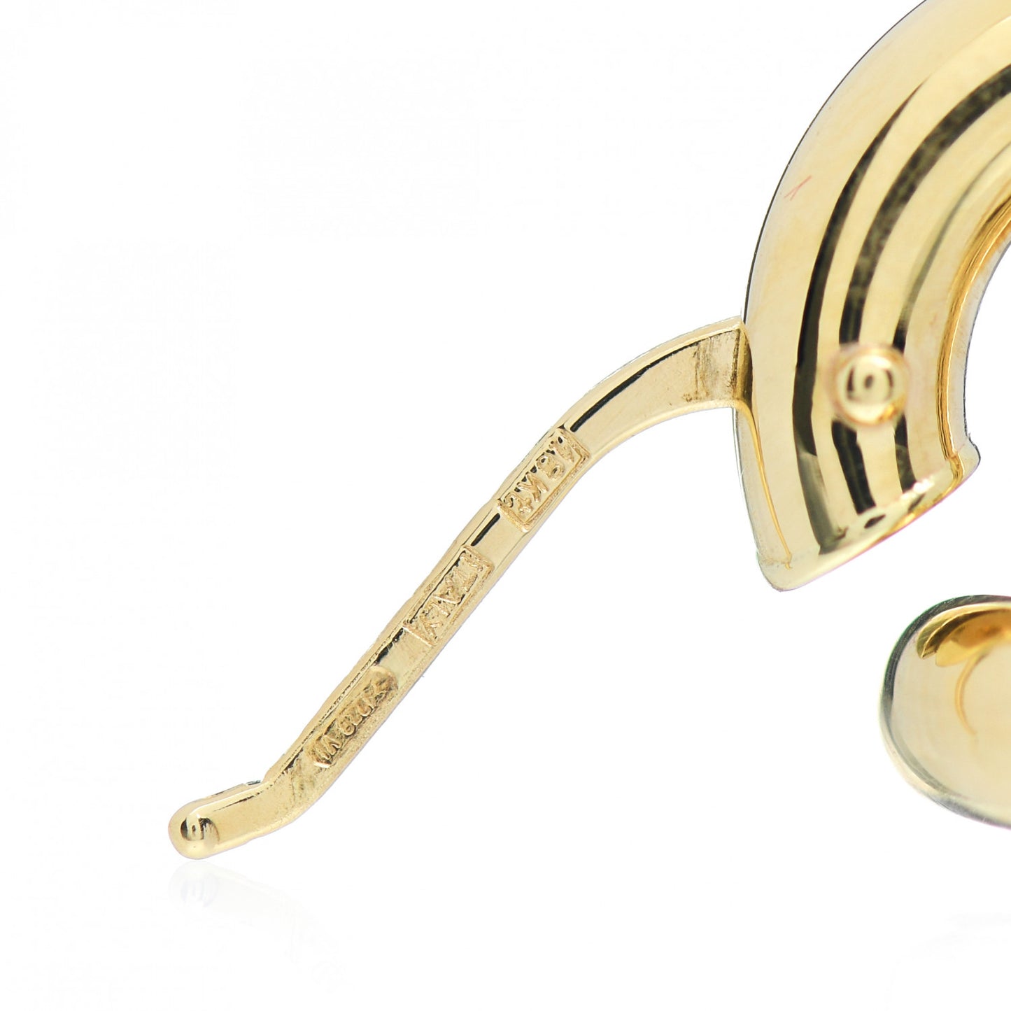 18K Yellow Gold Mini Hoop Earrings