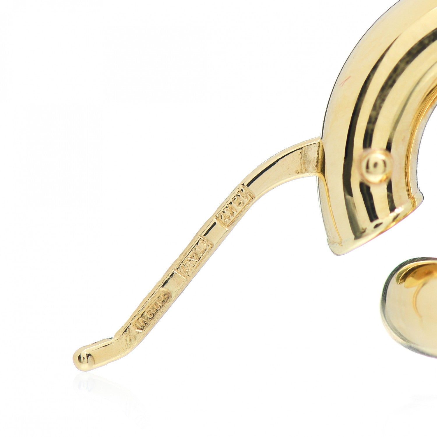 Roberto Coin 18K Yellow Gold Mini Hoop Earrings 4 of 4