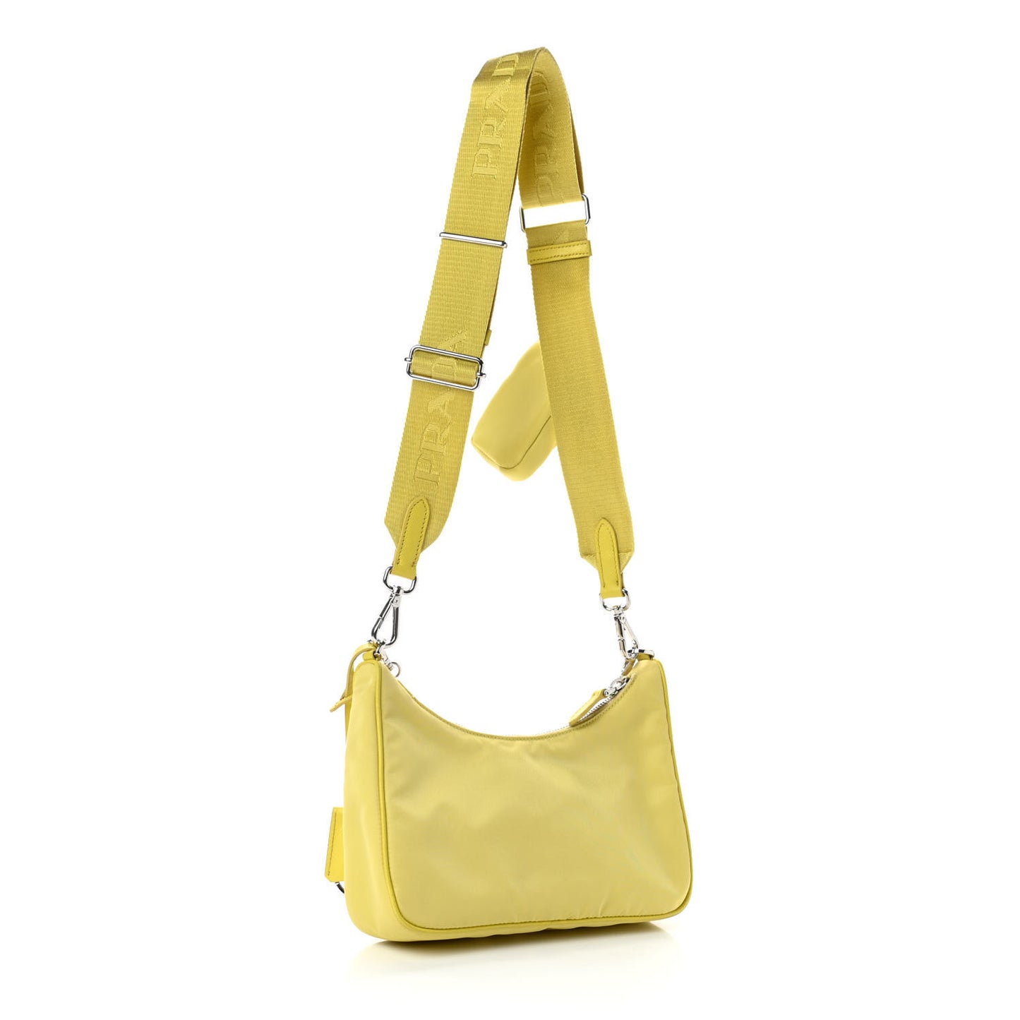 Nylon Saffiano Re-Edition 2005 Shoulder Bag Ananas