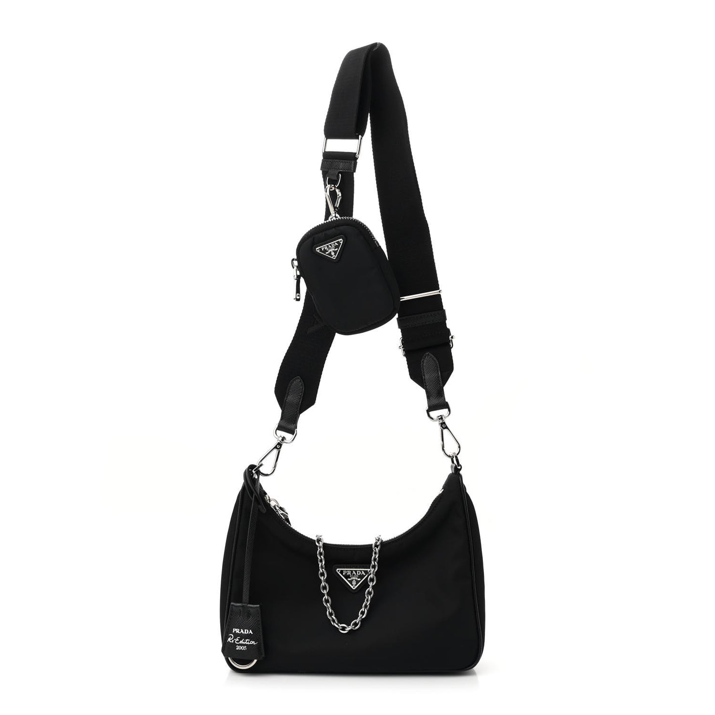 Nylon Re-Edition 2005 Shoulder Bag Black