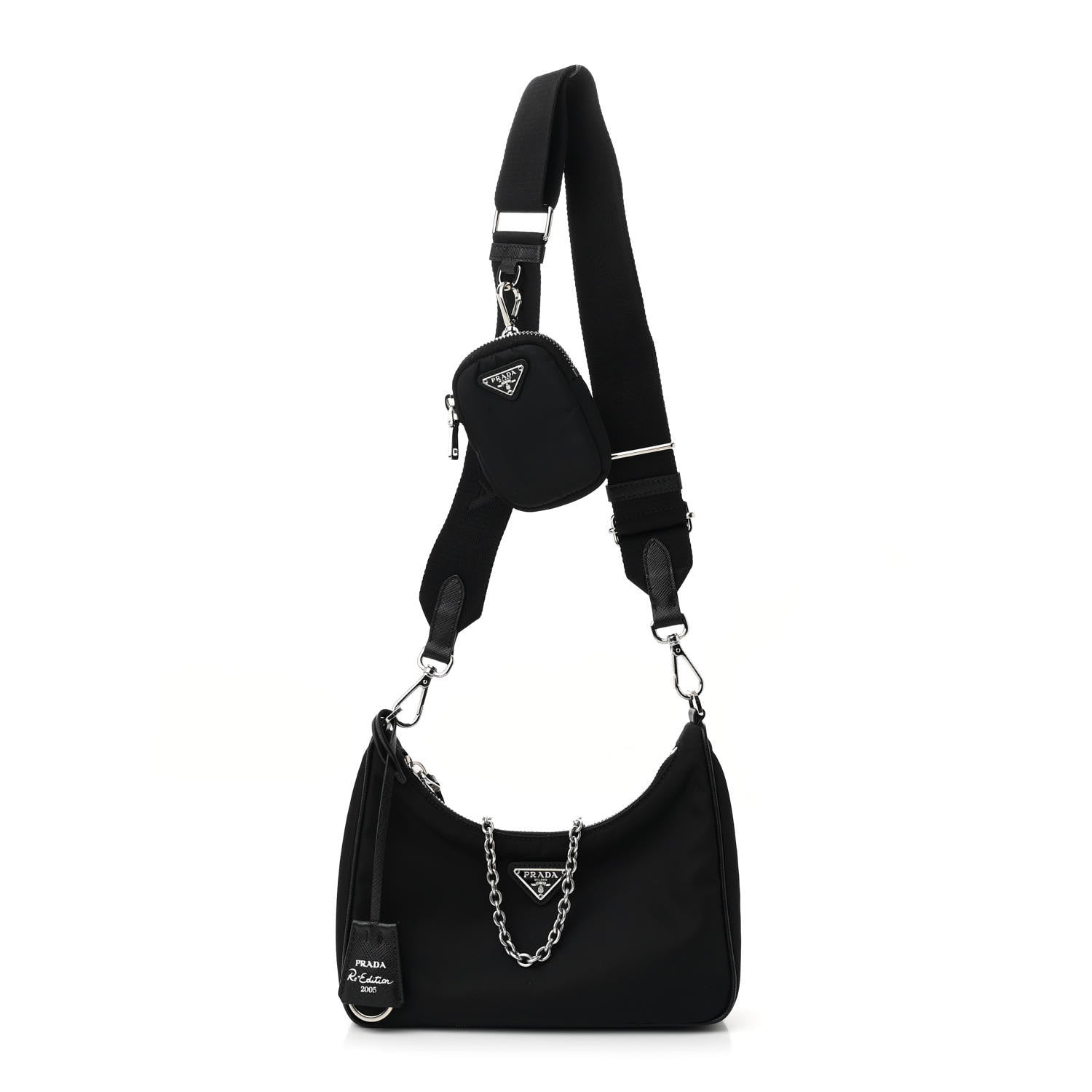 Prada Nylon Re-Edition 2005 Shoulder Bag Black 1 of 9