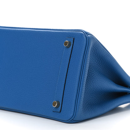 Hermes Togo Birkin 30 Bleu Zellige 10 of 10