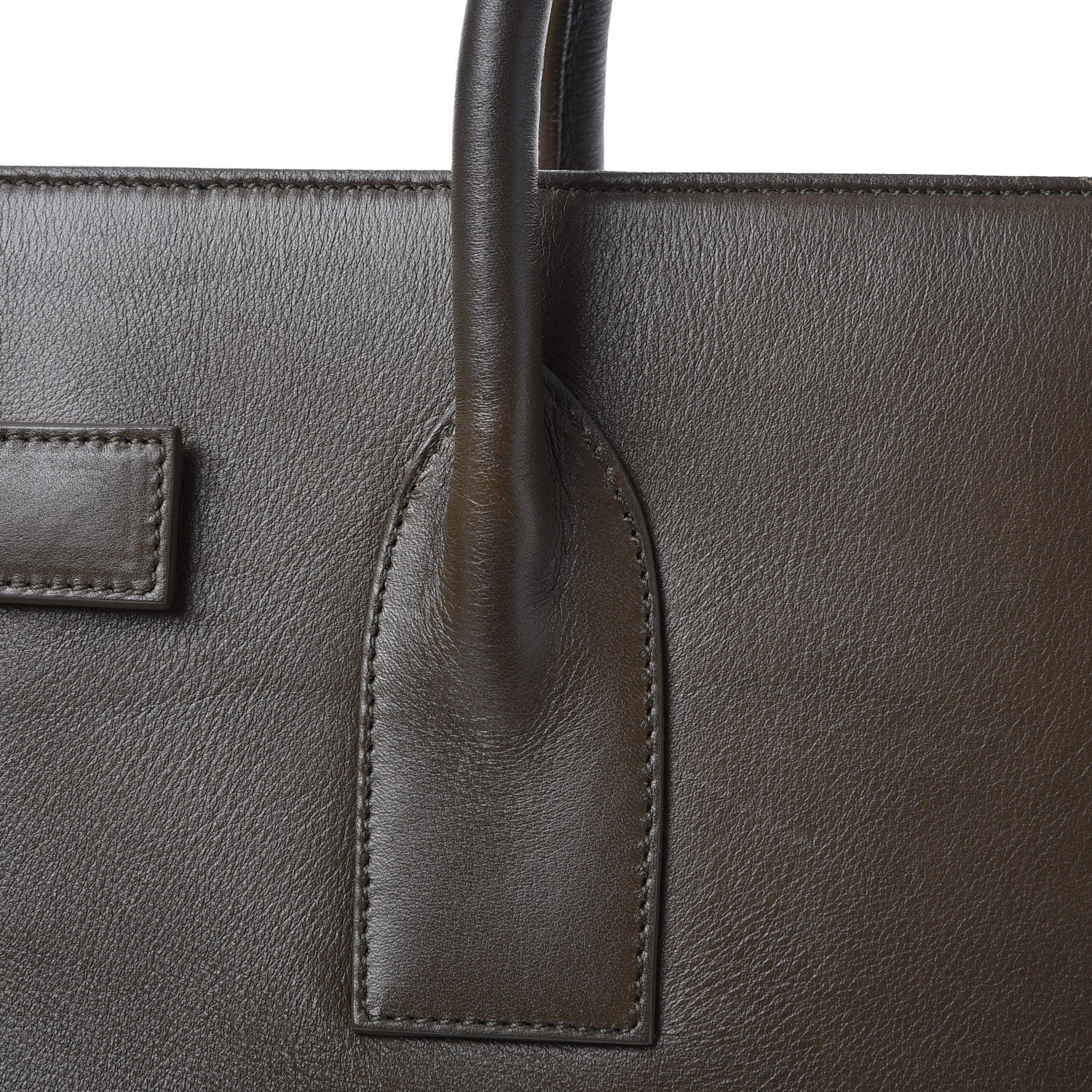 Saint Laurent Calfskin Large Sac De Jour Carryall Mousse 10 of 18