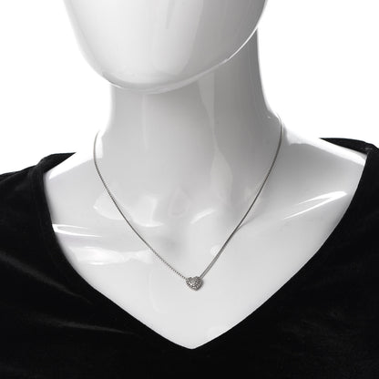 David Yurman Sterling Silver Diamond Petite Pave Heart Necklace 2 of 5