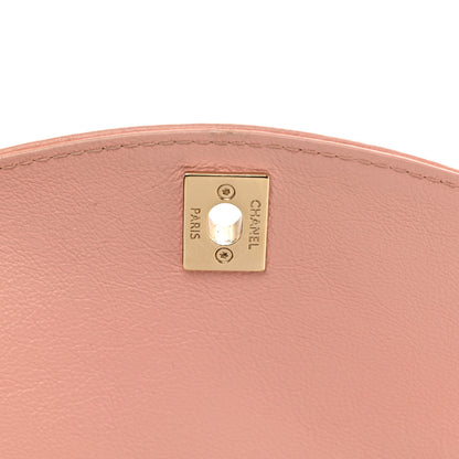 Chanel Iridescent Calfskin Smart Pocket Flap Bag Pink 16 of 17
