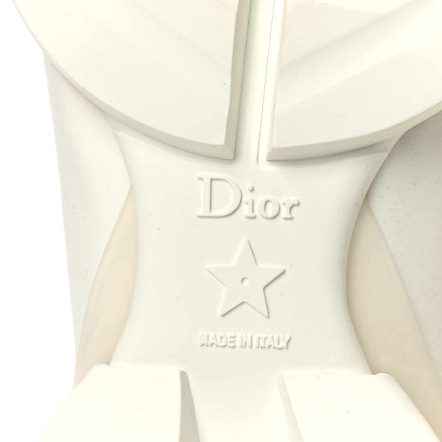 Christian Dior Technical Fabric Rubber Womens D-Connect Sneakers 39.5 White 8 of 11