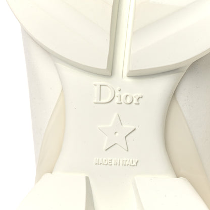 Christian Dior Technical Fabric Rubber Womens D-Connect Sneakers 39.5 White 8 of 11