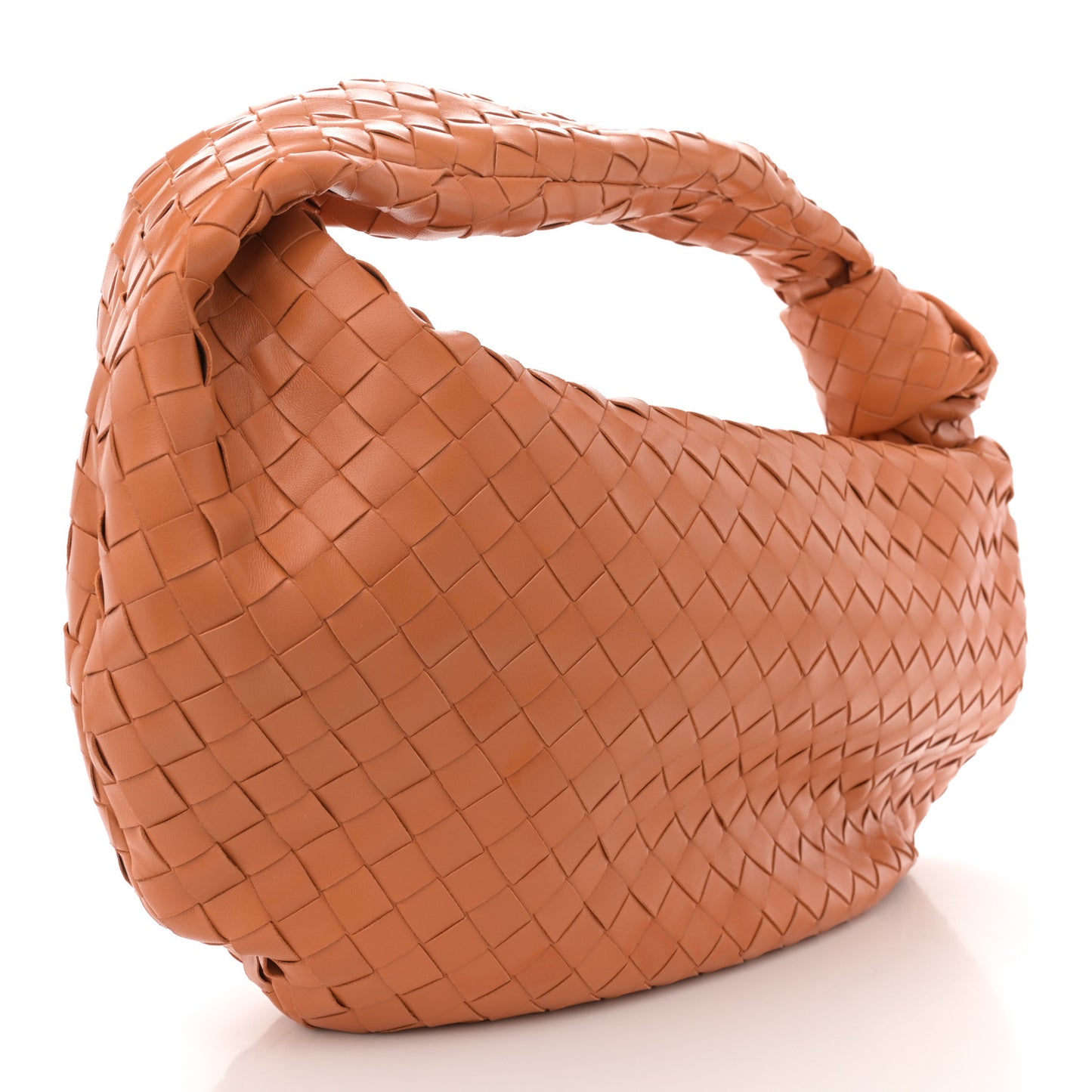 Nappa Intrecciato Small Jodie Hobo Clay