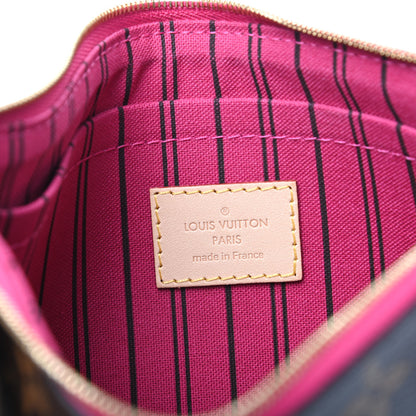 Louis Vuitton Monogram Neverfull MM GM Pochette Pivoine 6 of 7