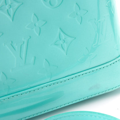 Louis Vuitton Vernis Alma BB Blue Lagon 9 of 13