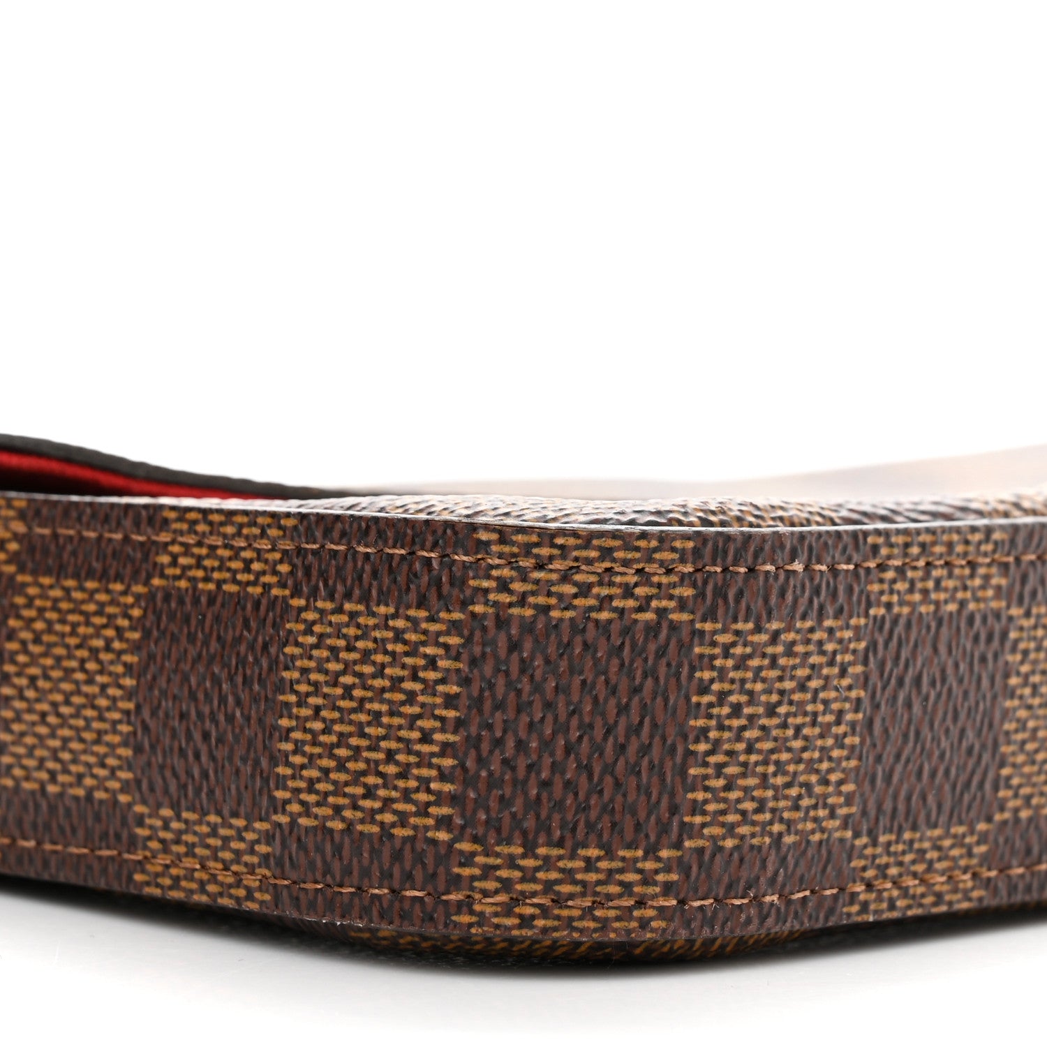 Louis Vuitton Damier Ebene Pochette Felicie Chain Wallet 9 of 10