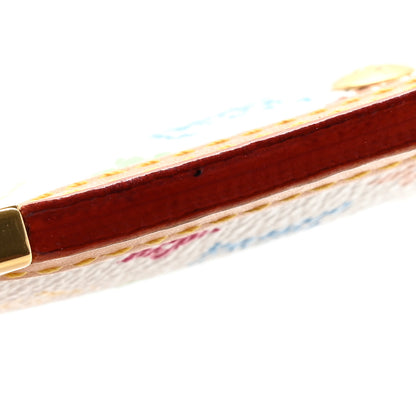 Louis Vuitton Monogram Multicolor Key Pouch White 10 of 11