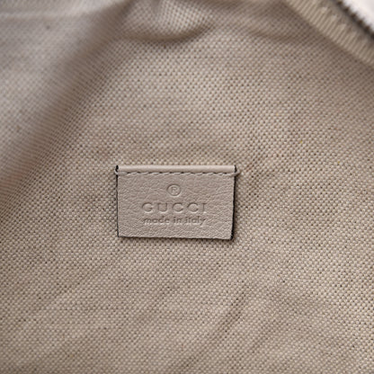 Gucci Grained Calfskin Logo Belt Bag White 6 of 14
